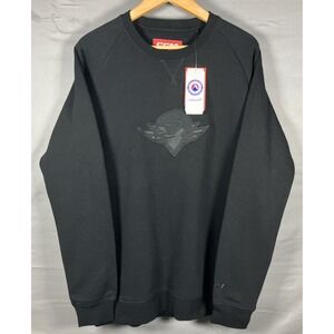 CCM Springfield Thunderbirds AHL Hockey Black‎ Crewneck Sweatshirt Mens XL NWT